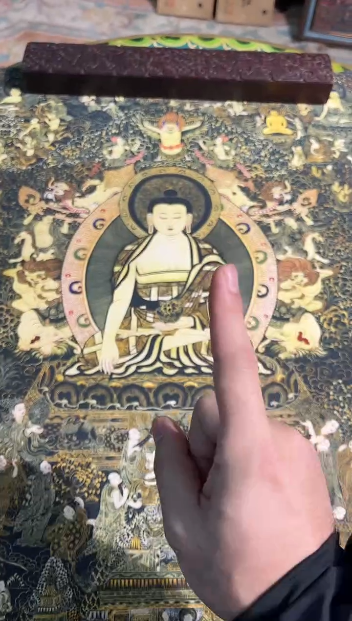 卷轴画天天的唐卡tk160