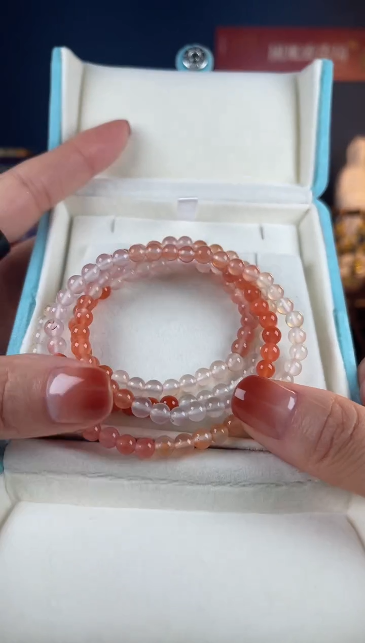 【闪购商品】南红玛瑙项链未镶嵌冰飘108颗