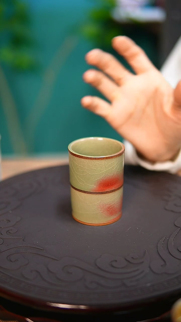 【闪购商品】杯原产地钧尚源钧瓷高竹节杯