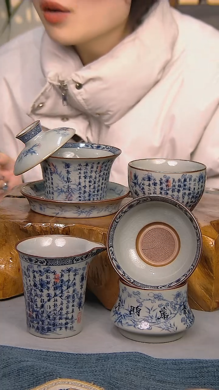 【闪购商品】4件套陶瓷茶具家用简装系列 