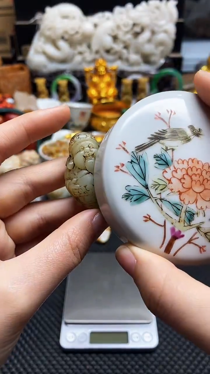 【闪购商品】瓷片瓷片瓷器 摆件1个