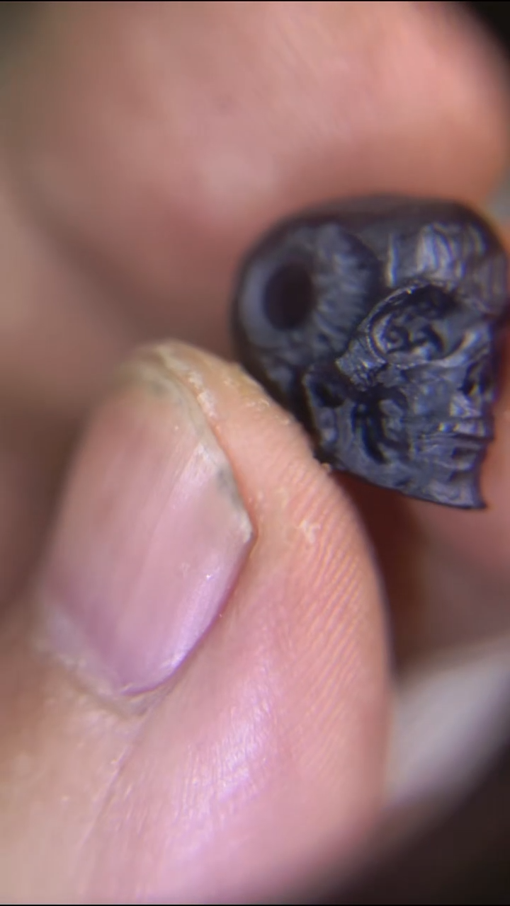 未镶嵌1玛瑙/玉髓GC-黑二全横 多样性发货，发其一