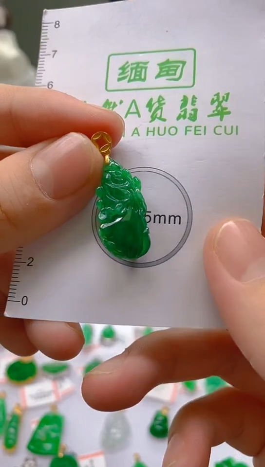 【闪购商品】翡翠颈饰18K金镶嵌新号开播，全场乱卖