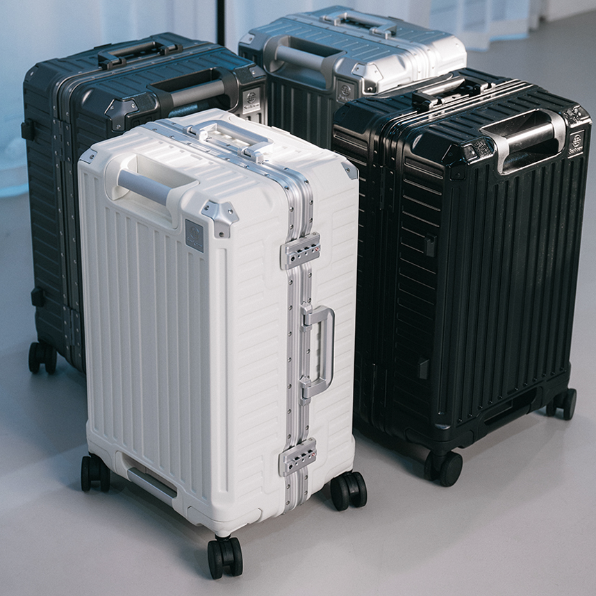 出口韩国超大容量学生行李箱男女新款铝框拉杆箱托举旅行箱