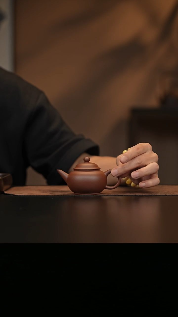 允禾斋 紫砂壶  水平 紫泥 