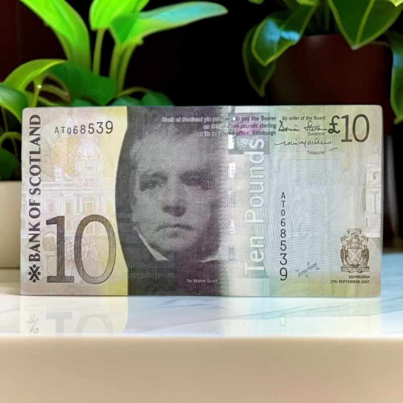 全新苏格兰银行2007年10镑纸币