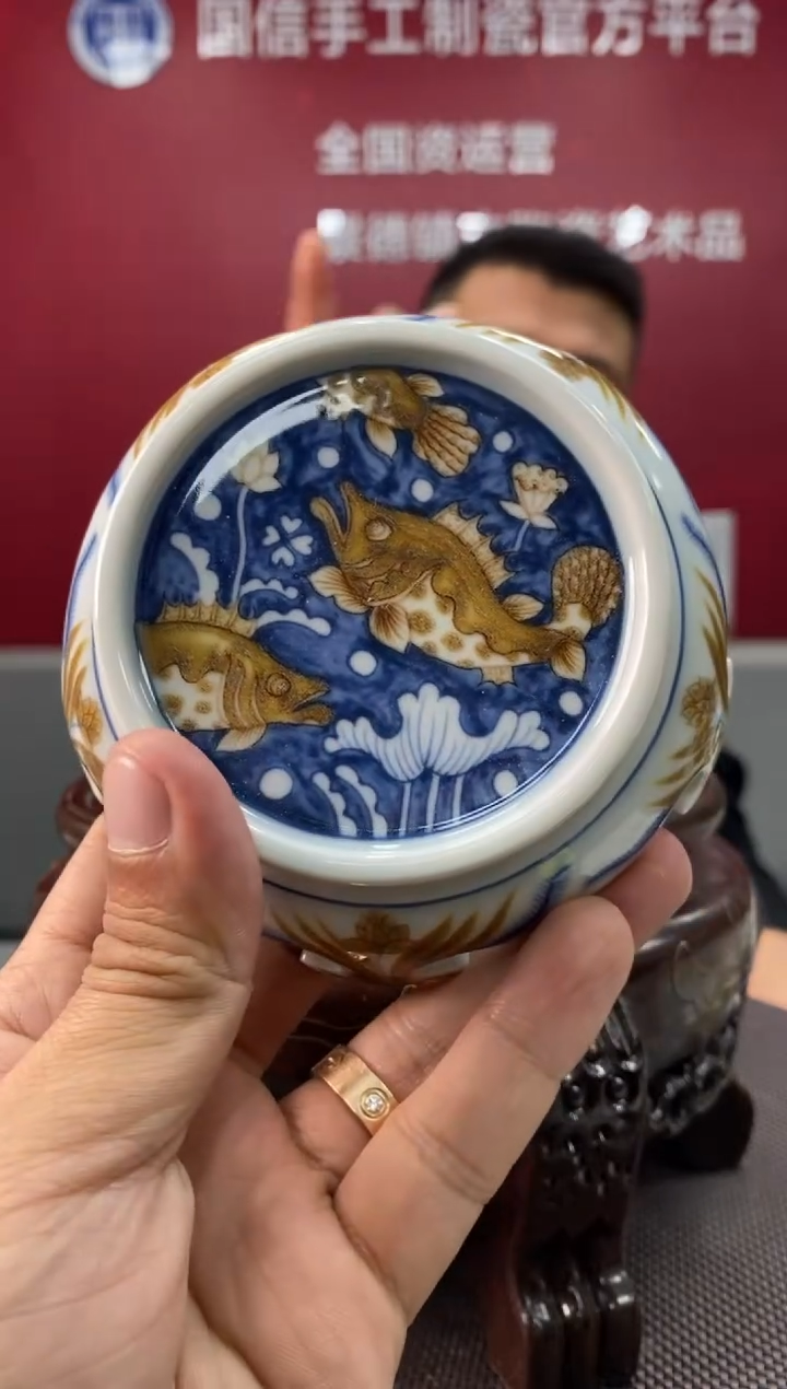 陶瓷e594景德镇瓷器一件