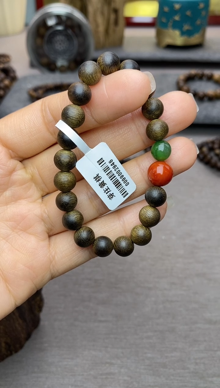 【闪购商品】沉香手串黄棋楠沉水08老料＋配饰设计