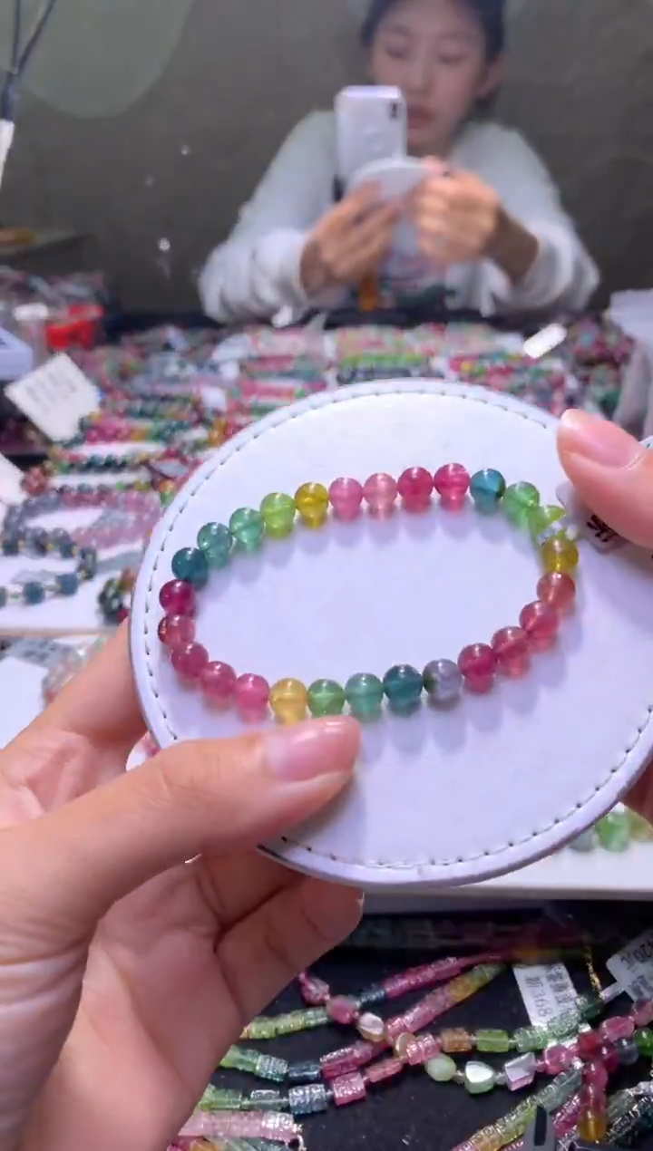 未镶嵌手串碧玺A85【天然碧玺】