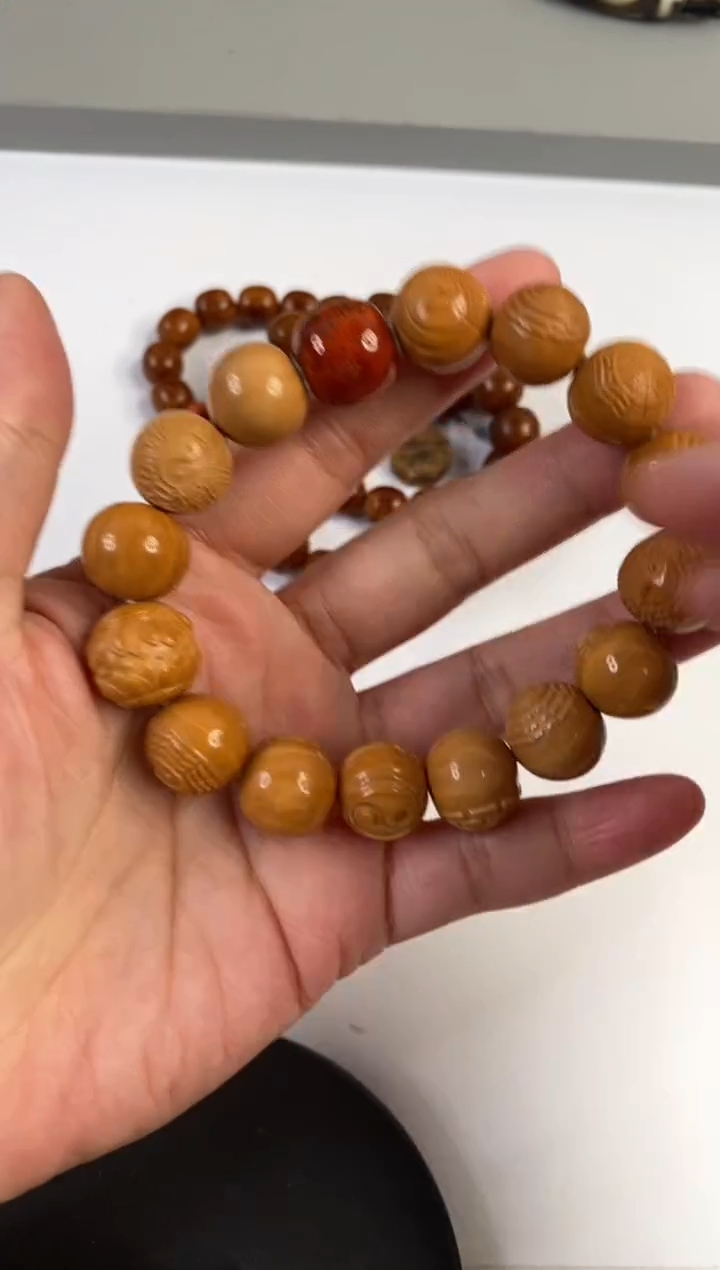 【闪购商品】核桃手串未镶嵌猴头核桃手串