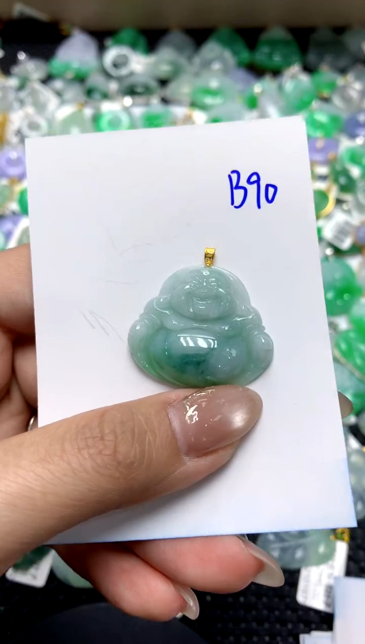 【闪购商品】翡翠颈饰18K金镶嵌1111111111111111