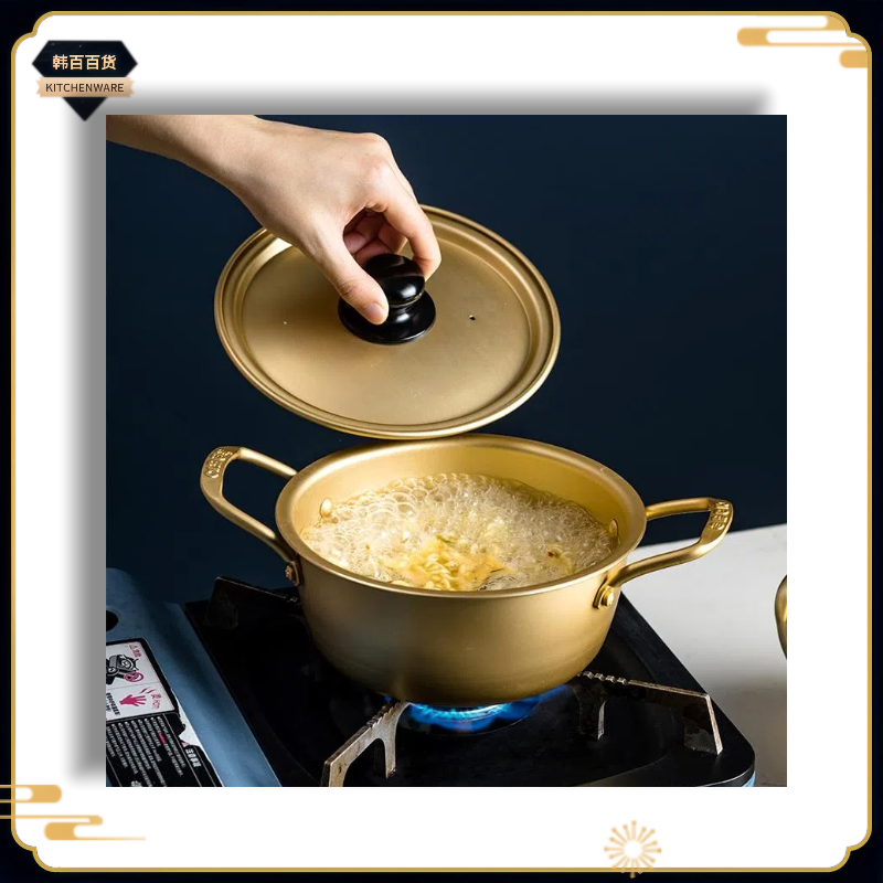韩式国产双耳黄铝拉面锅款-燃气电磁炉通用款