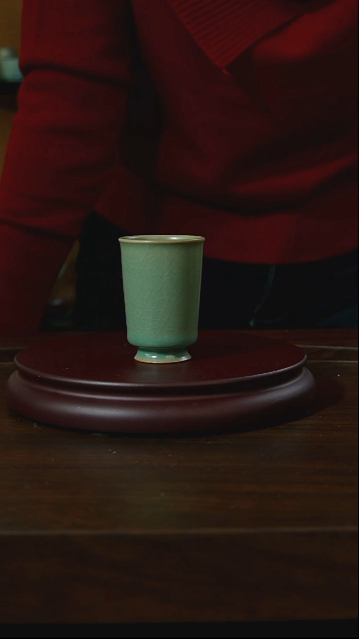 杯子瓷汝州原产地原矿仿古老釉q