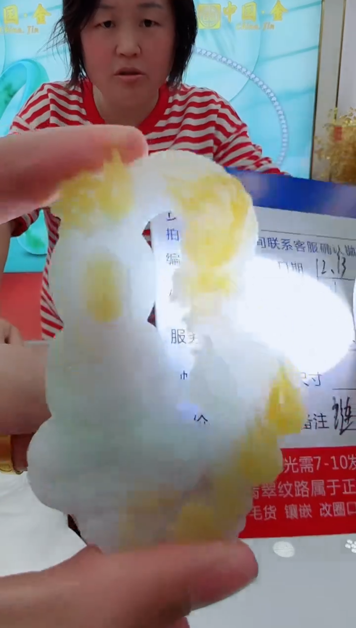 未镶嵌定制翡翠LX61翡翠吊坠赠珠链-多样性发其一