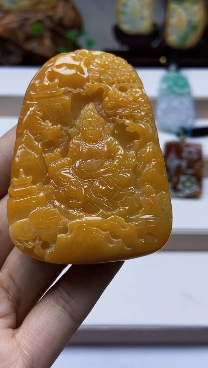 颈饰未镶嵌翡翠翡翠A货