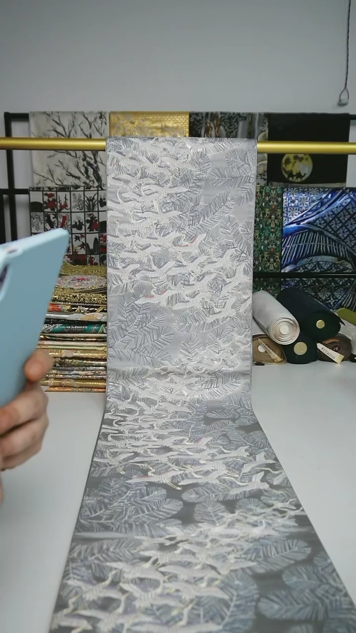 【闪购商品】织绣织锦82六通群鹤