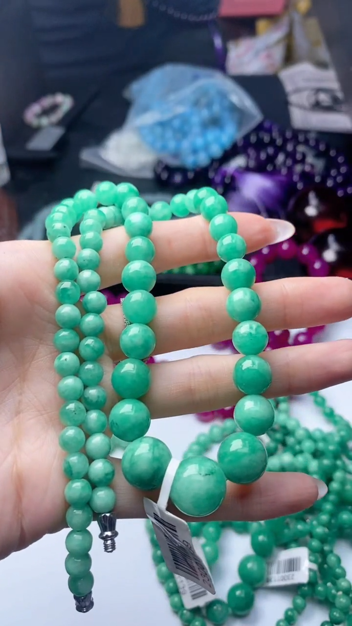 翡翠未镶嵌颈饰62      塔塔链