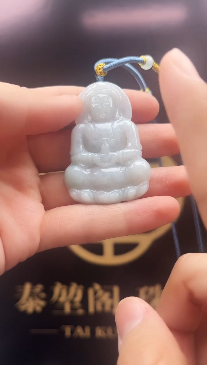 【闪购商品】翡翠颈饰未镶嵌观音