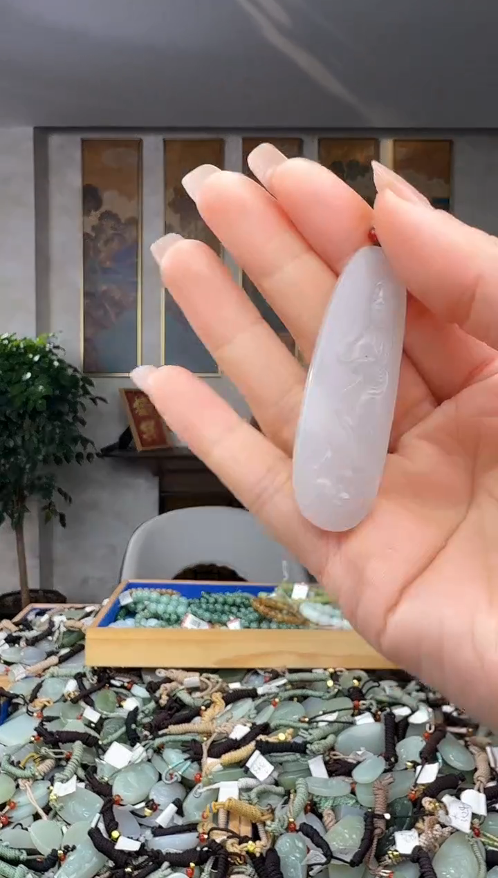 颈饰未镶嵌和田玉拍一发一多样性发货