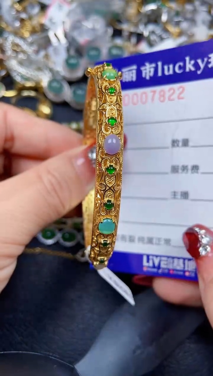 【闪购商品】翡翠颈饰银S925镶嵌7822