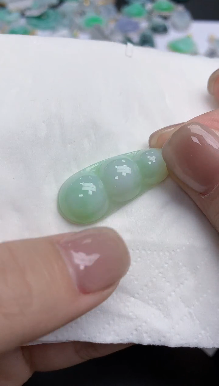 【闪购商品】翡翠颈饰18K金镶嵌天然缅甸翡翠A货