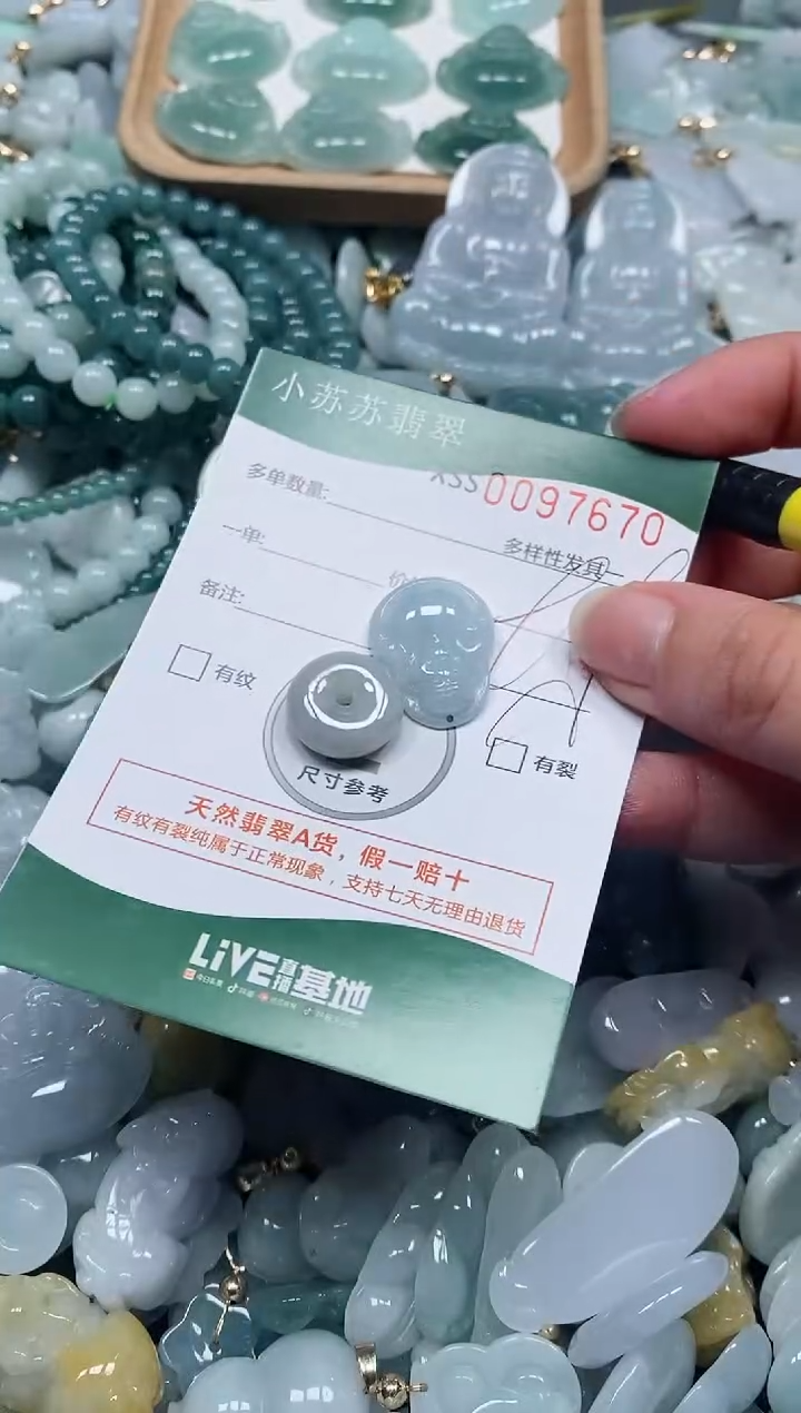 【闪购商品】翡翠颈饰未镶嵌闪购商品0097670