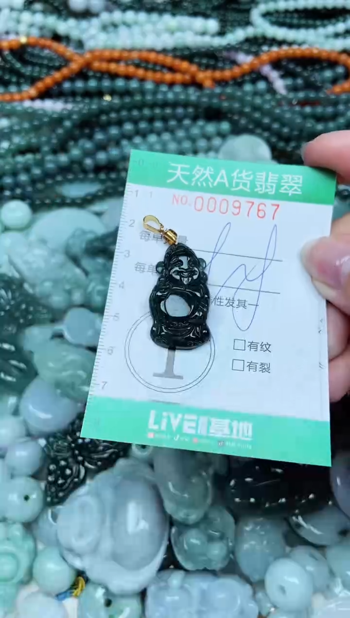 颈饰未镶嵌翡翠天然A货 支持复检