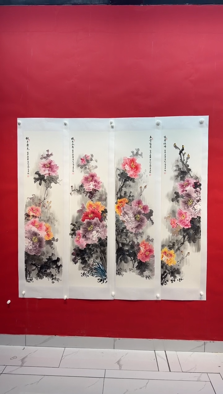 国画画家陆远华纯手绘原作