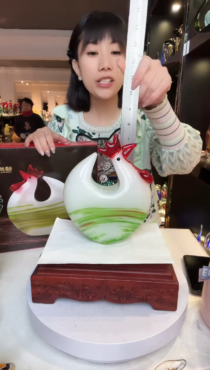 【闪购商品】茶盏琉璃摆件家居摆件