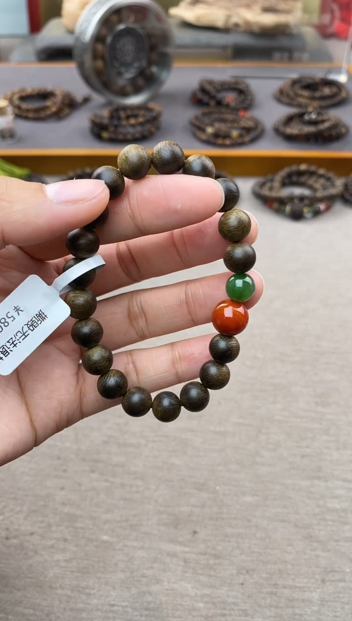 【闪购商品】沉香手串黄棋楠沉水08老料＋配饰设计