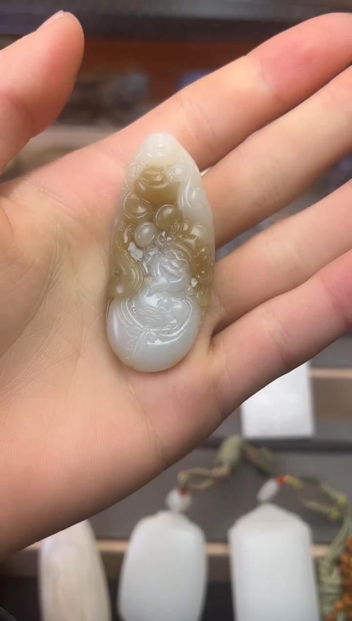 【闪购商品】和田玉把件未镶嵌挂件