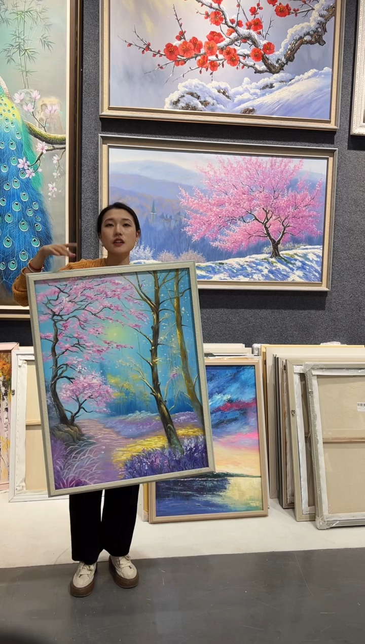 【闪购商品】油画122号 60*80 花-手绘油画