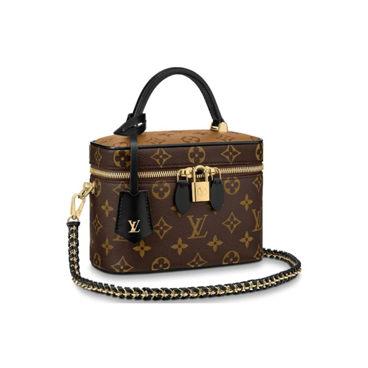 99新 LouisVuitton/路易威登 【达播专属】便携老花化妆盒芯片款