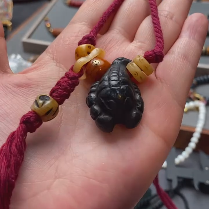 非金属吊坠 非金属吊坠 扶摇臻选|X子擦擦红绳吊坠0092