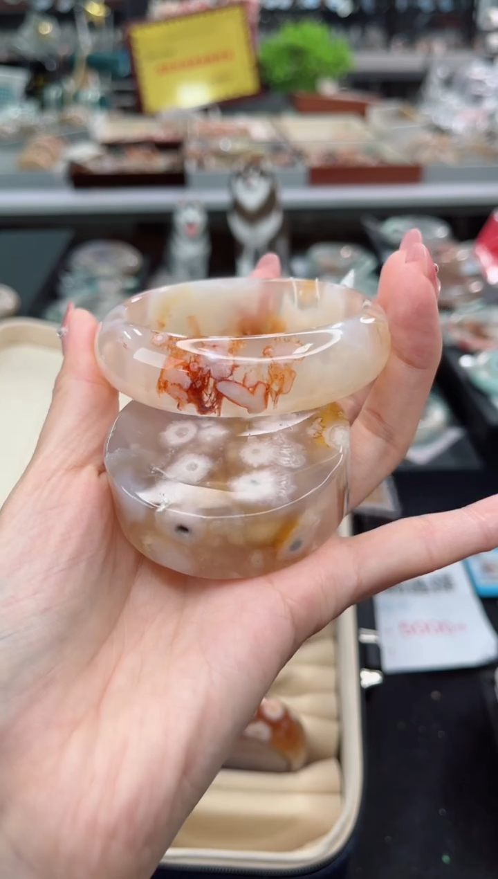 【闪购商品】石英质玉手镯未镶嵌57圈口（赠品镯心）6569770