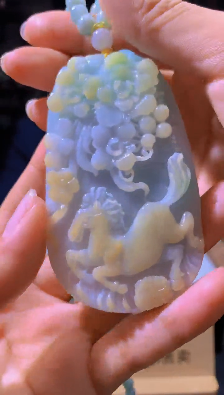 【闪购商品】定制翡翠未镶嵌L-@@YDWXJ212067