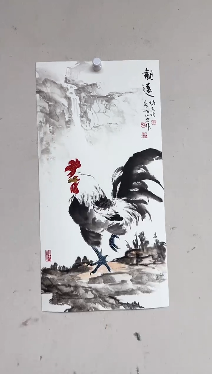 【闪购商品】（定制2）国画，高炳山+赵东培