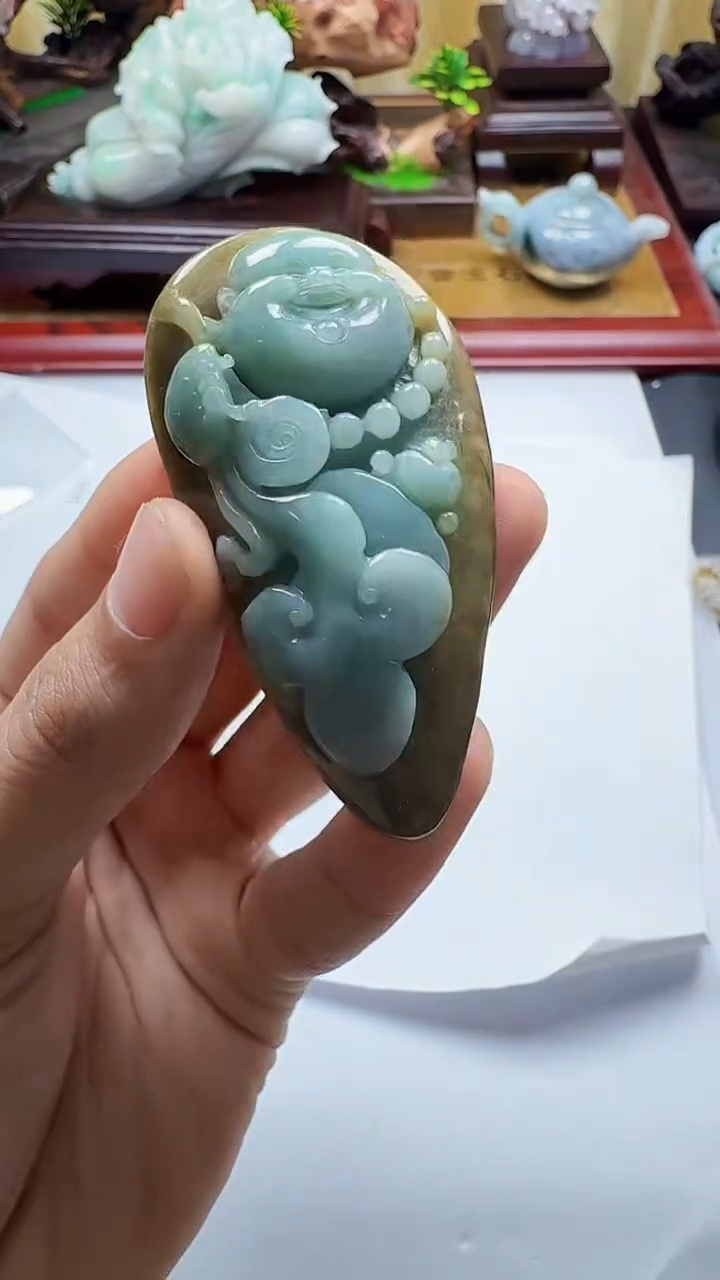 吊坠(不含链)未镶嵌翡翠1