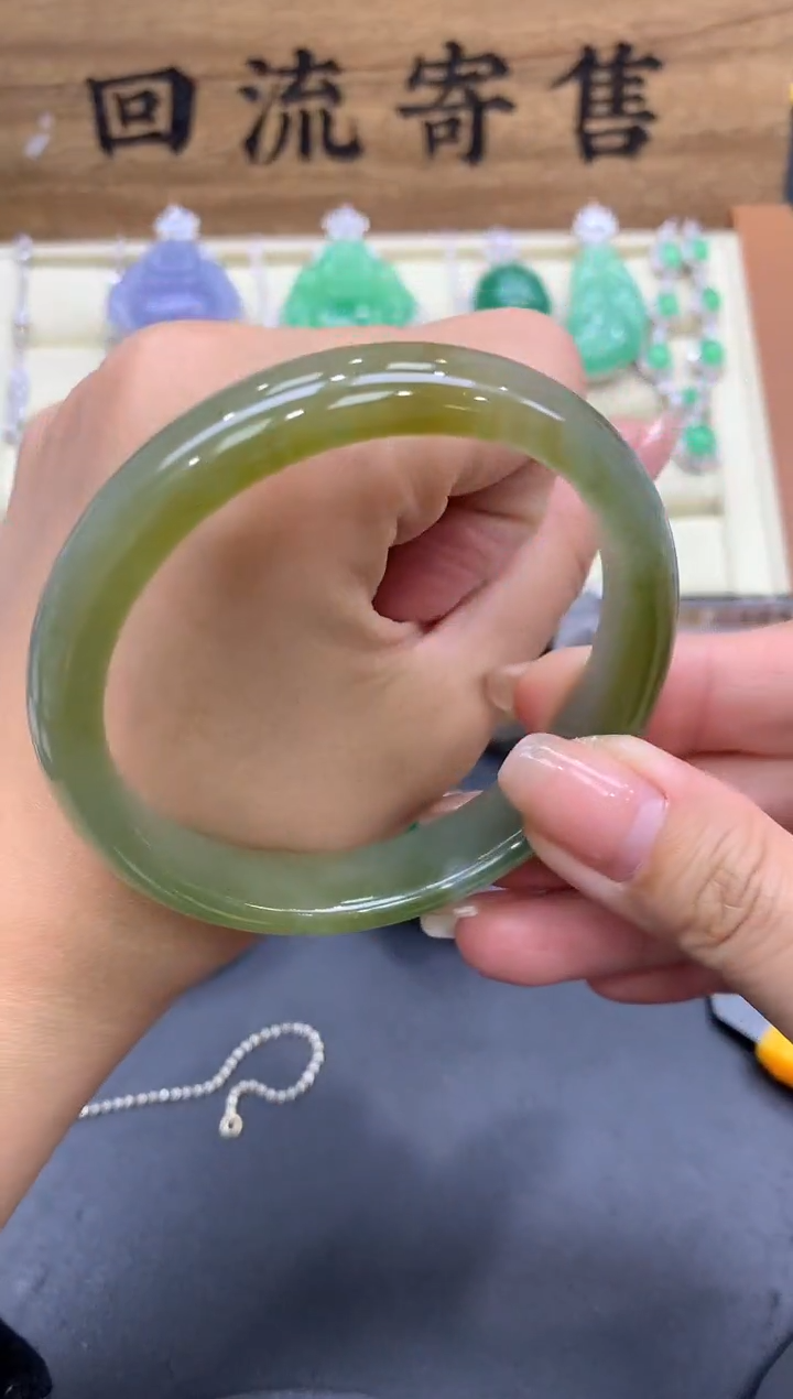 【闪购商品】翡翠手镯未镶嵌608-中国好珍宝