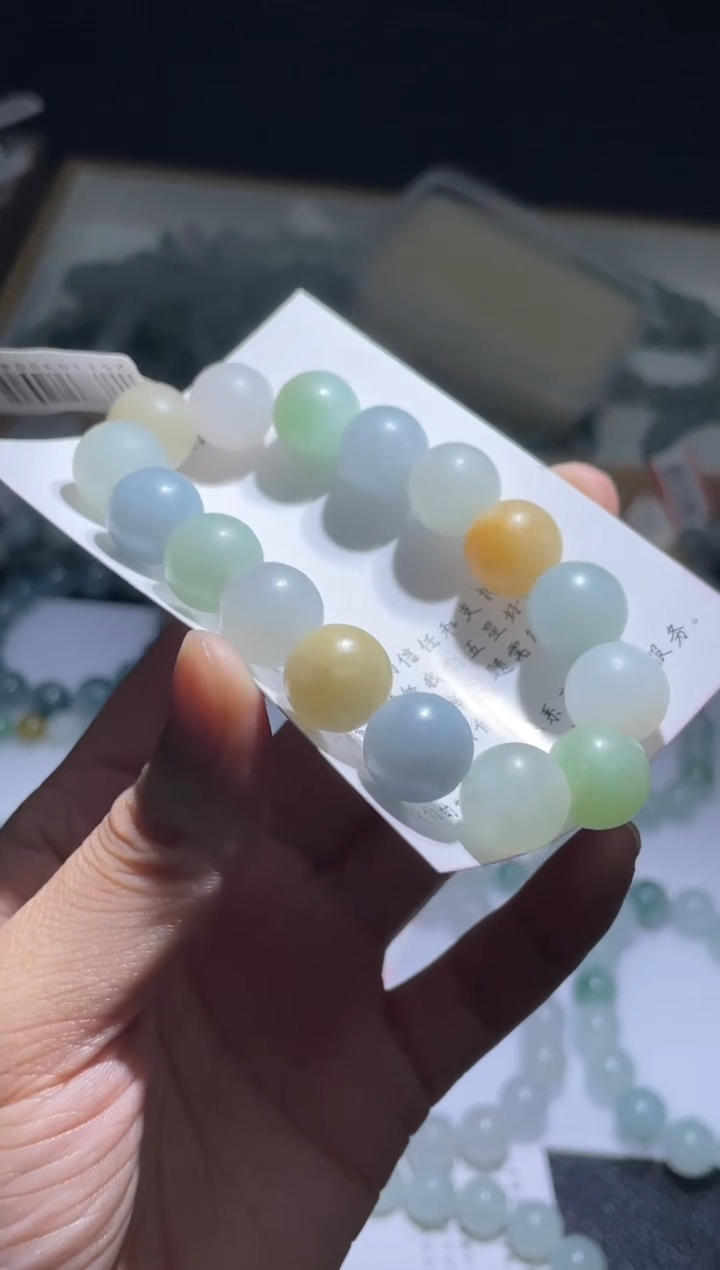 未镶嵌定制翡翠翡翠手串