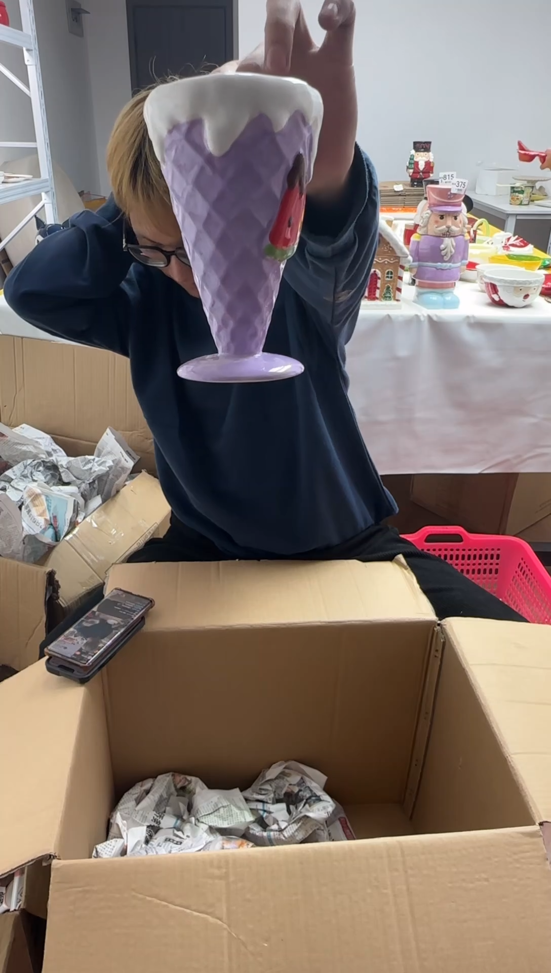 手工艺品琉璃满25包邮 微瑕陶瓷 不退不换