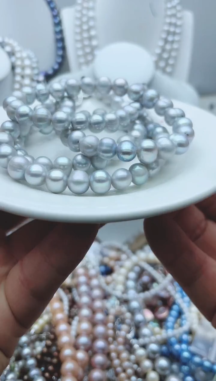 【闪购商品】淡水珍珠颈饰钛钢1