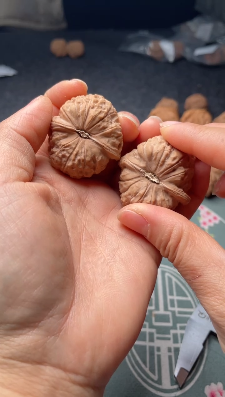 把件文玩核桃w317  南瓜墩  40尺