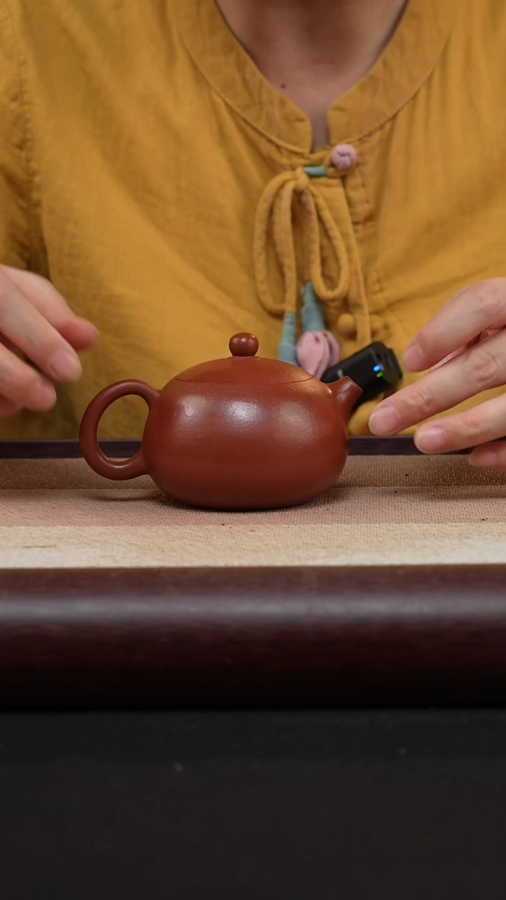 【闪购商品】紫砂茶壶朱泥-卡盖西施MH-1732