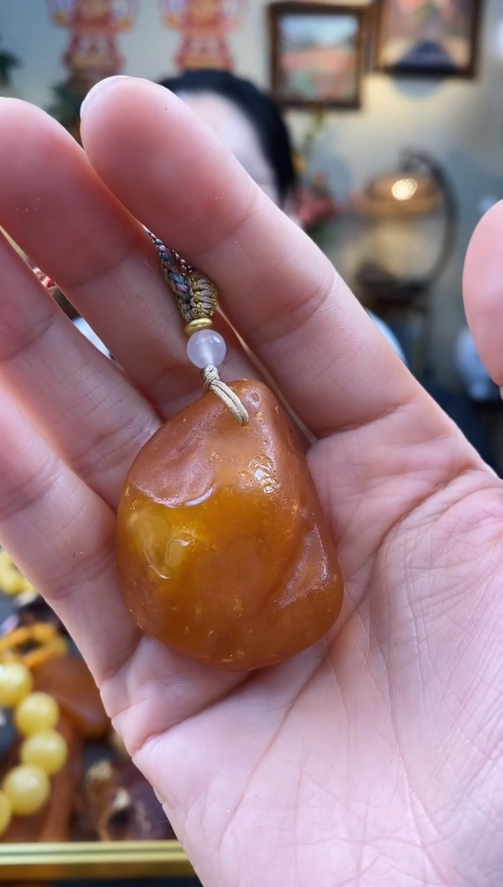 【闪购商品】未镶嵌琥珀颈饰吊坠