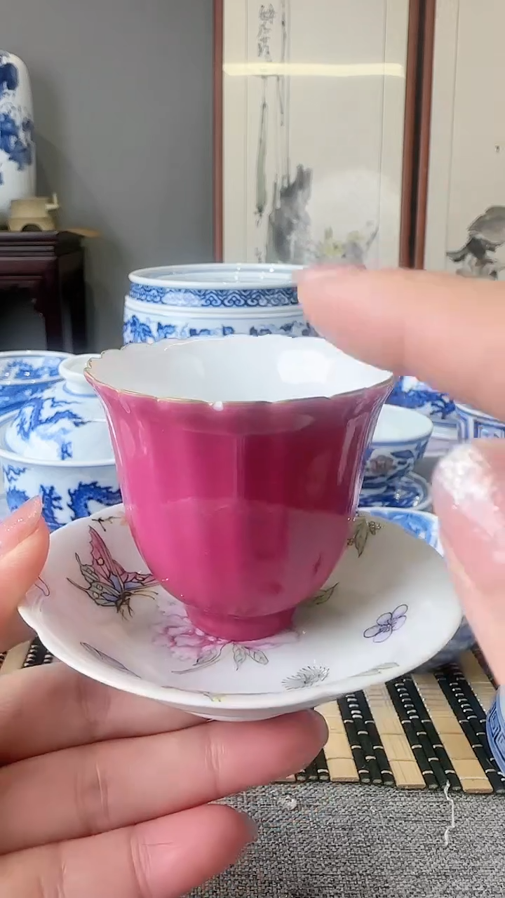 【闪购商品】摆件景德镇手工手绘杯子