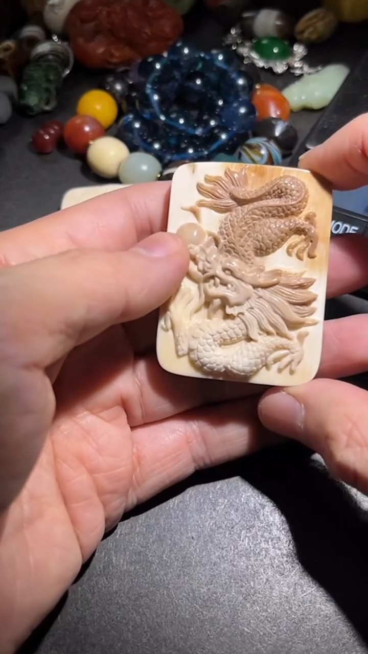 其他猛犸象牙pz1226-49龙牌子