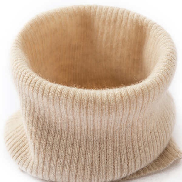 山羊绒脖套加厚针织学生防风围巾保暖百搭纯色围脖亲肤防寒抽条