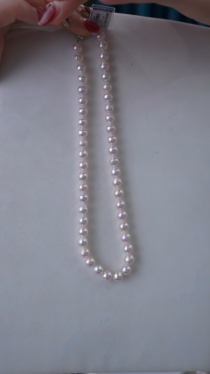 【闪购商品】海水珍珠颈饰未镶嵌8-9mm akoya项链