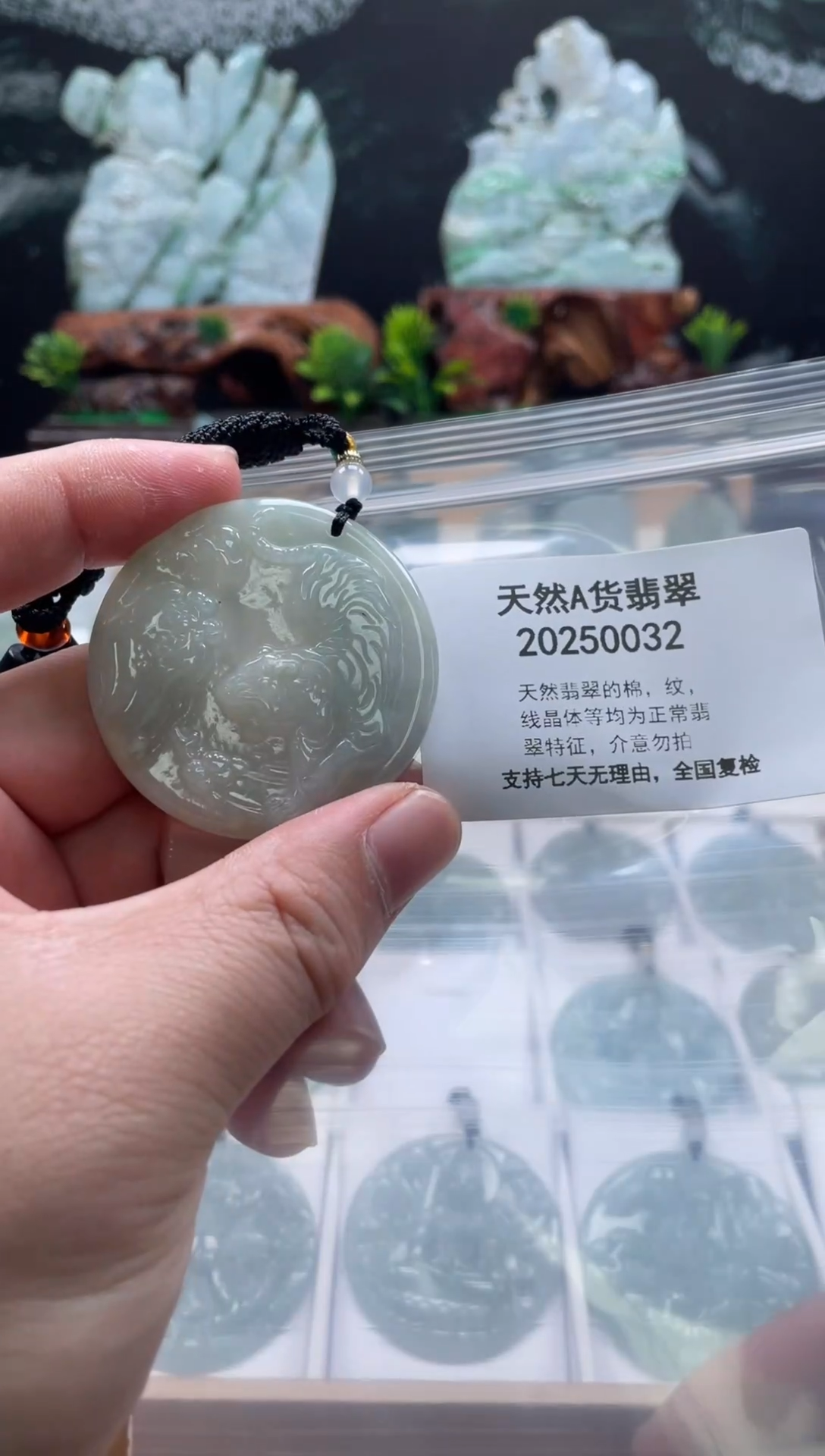 颈饰未镶嵌翡翠翠峰翡翠202512030088